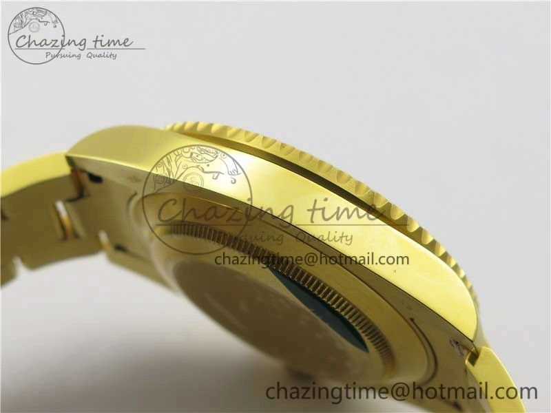 Submariner 116610 LB ROF Best Edition YG Wrapped Blue Dial on YG Wrapped Bracelet A2836