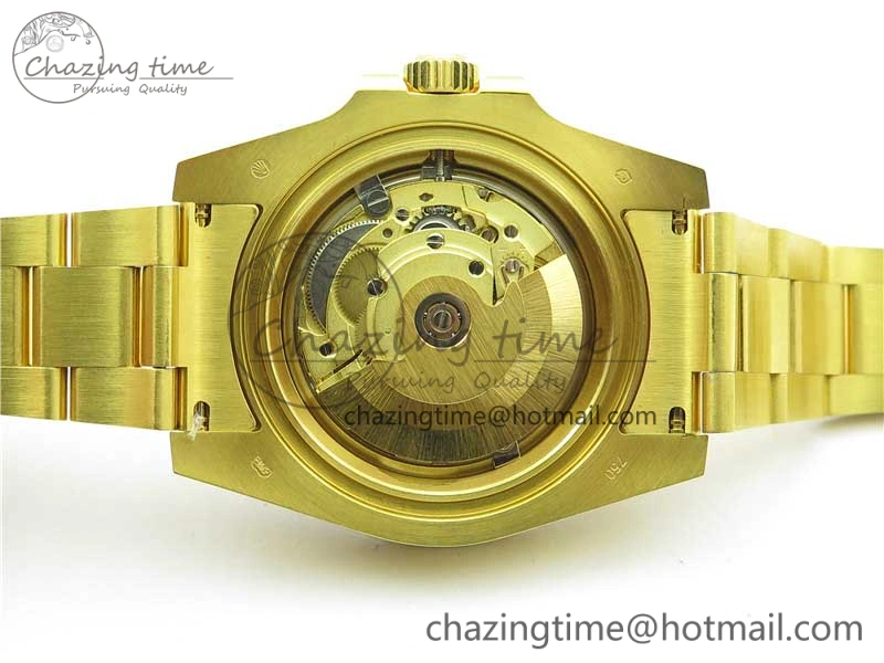 Submariner 116610 LB ROF Best Edition YG Wrapped Blue Dial on YG Wrapped Bracelet A2836