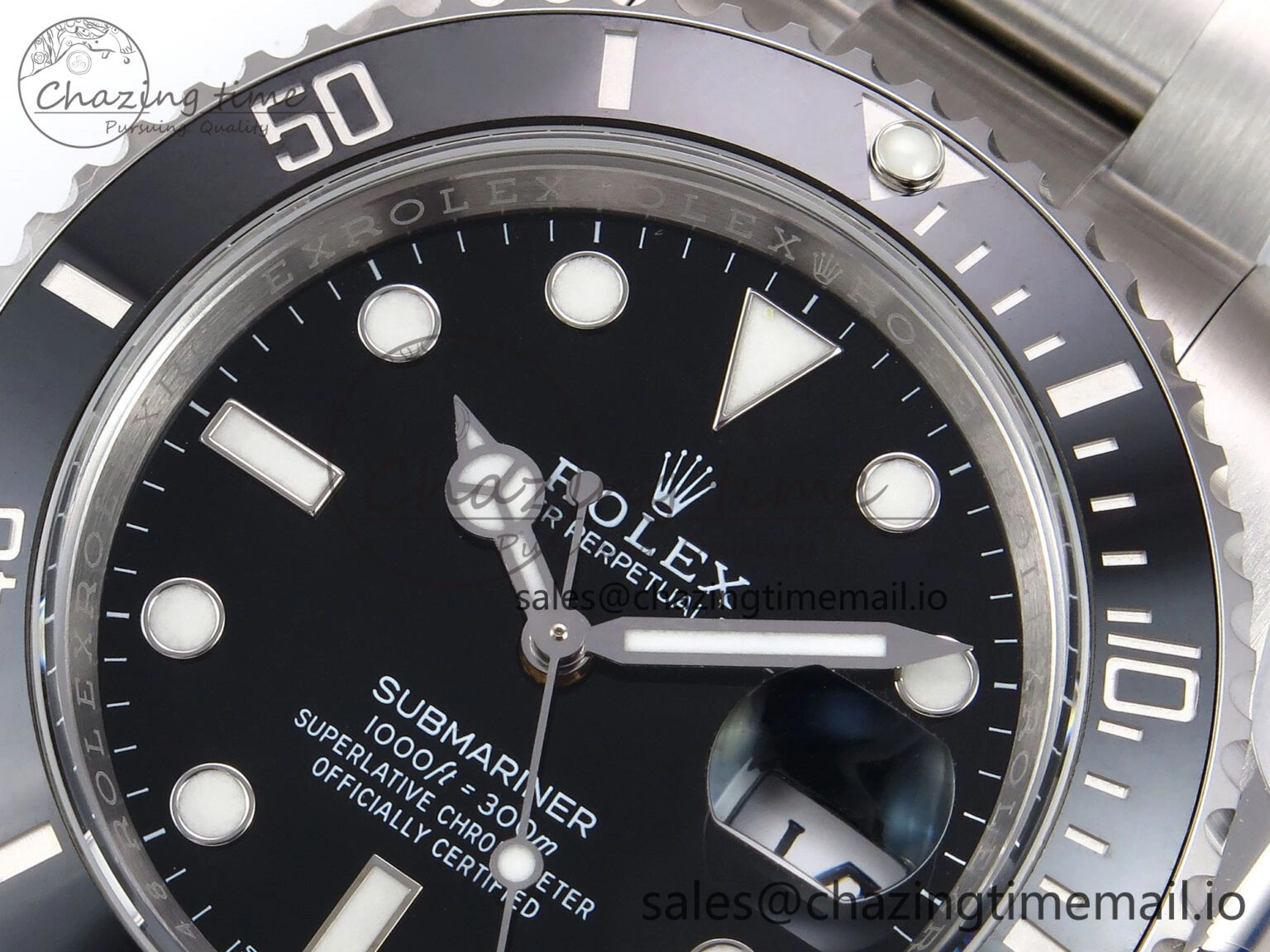 Submariner 116610 LN 40mm RF 1:1 Best Edition Black Ceramic on SS 904L Bracelet Steel VR3135