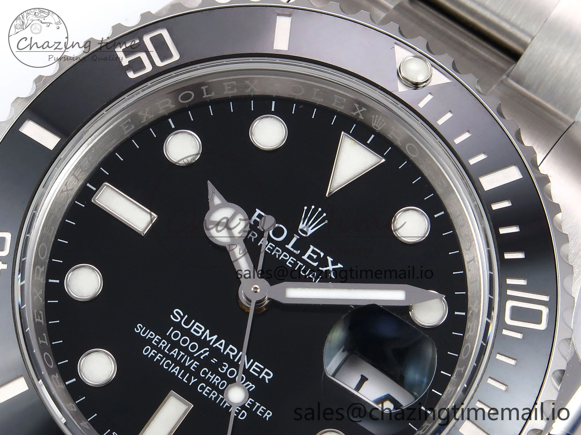 Submariner 116610 LN 40mm RF 1:1 Best Edition Black Ceramic on SS 904L Bracelet Steel VR3135