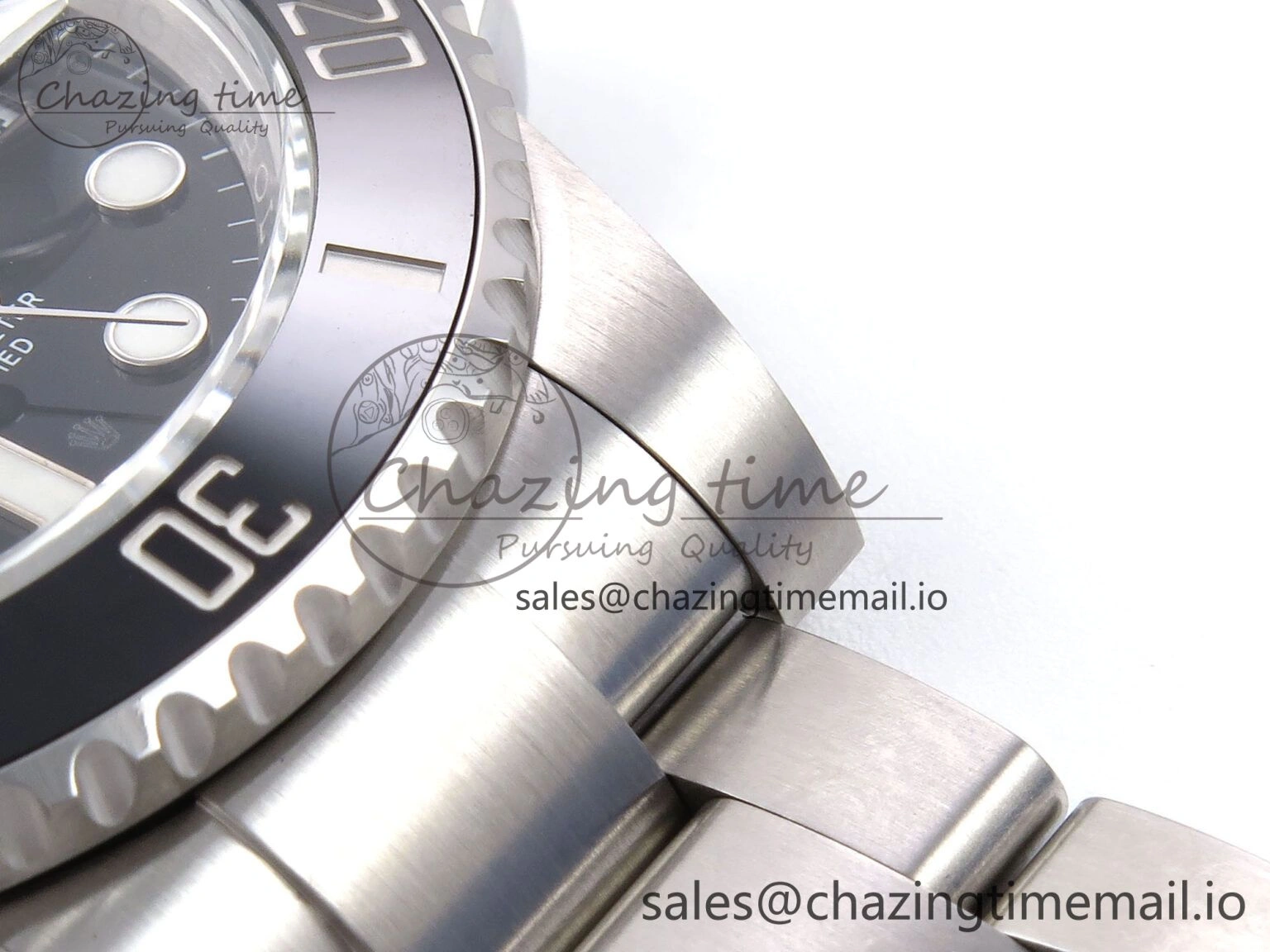 Submariner 116610 LN 40mm RF 1:1 Best Edition Black Ceramic on SS 904L Bracelet Steel VR3135