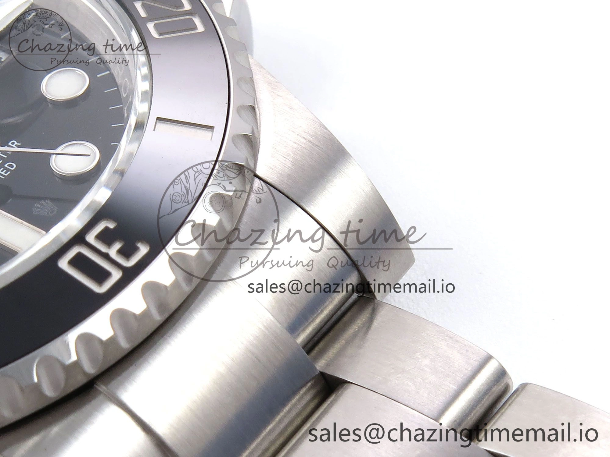 Submariner 116610 LN 40mm RF 1:1 Best Edition Black Ceramic on SS 904L Bracelet Steel VR3135