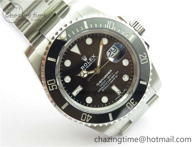 Submariner 116610 LN Black Ceramic 316L Steel Noob 1:1 Best Edition V10.5