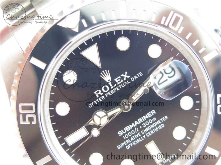 Submariner 116610 LN Black Ceramic 316L Steel Noob 1:1 Best Edition V10.5
