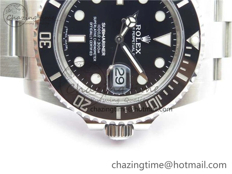 Submariner 116610 LN Black Ceramic 316L Steel Noob 1:1 Best Edition V10.5