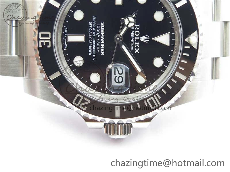 Submariner 116610 LN Black Ceramic 316L Steel Noob 1:1 Best Edition V10.5