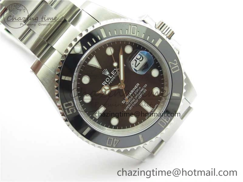 Submariner 116610 LN Black Ceramic 904L Steel RXF XF 1:1 Best Edition A2824