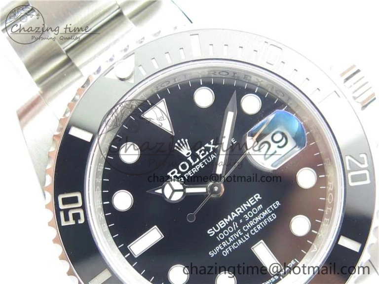 Submariner 116610 LN Black Ceramic 904L Steel RXF XF 1:1 Best Edition A2824