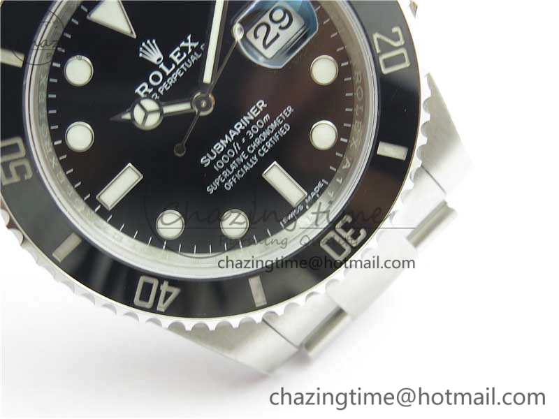Submariner 116610 LN Black Ceramic 904L Steel RXF XF 1:1 Best Edition A2824