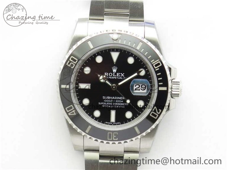 Submariner 116610 LN Black Ceramic 904L Steel RXF XF 1:1 Best Edition A2824