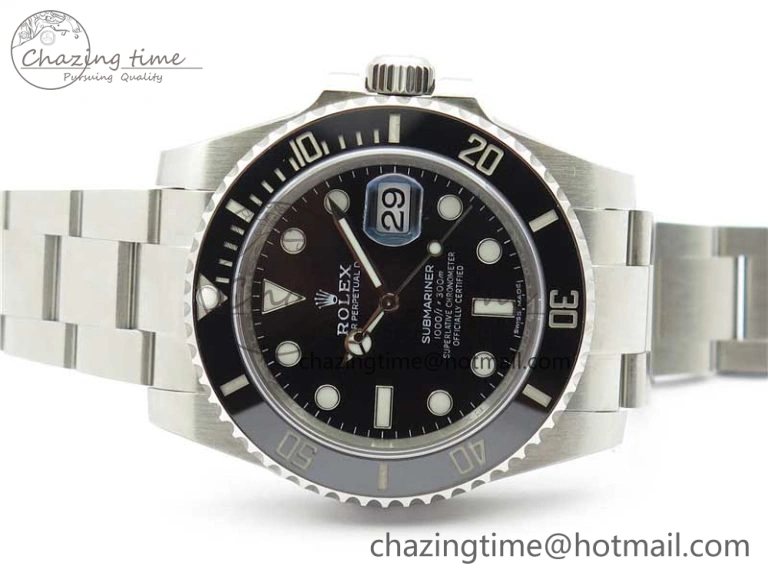 Submariner 116610 LN Black Ceramic 904L Steel V6F 1:1 Best Edition A2824