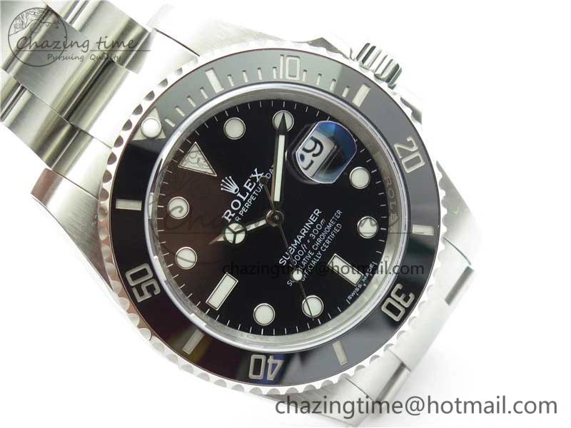 Submariner 116610 LN Black Ceramic 904L Steel V6F 1:1 Best Edition A2824