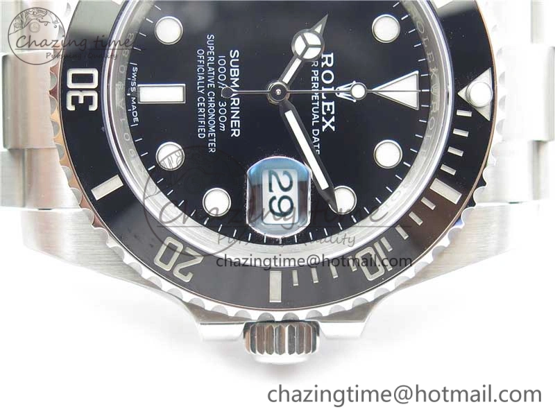Submariner 116610 LN Black Ceramic 904L Steel V6F 1:1 Best Edition A2824
