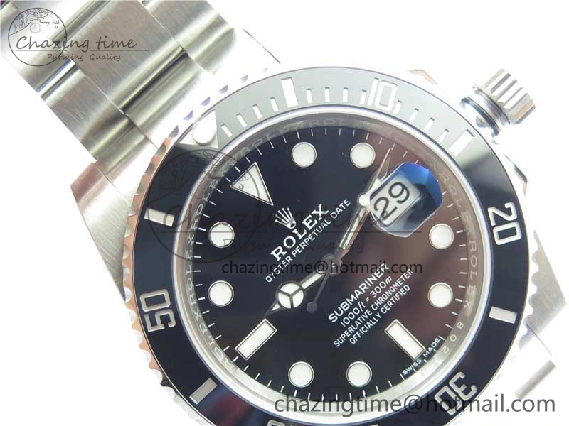 Submariner 116610 LN Black Ceramic 904L Steel V6F 1:1 Best Edition VS3135 V2