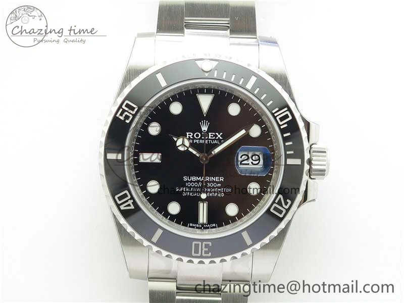 Submariner 116610 LN Black Ceramic 904L Steel V6F 1:1 Best Edition VS3135 V2