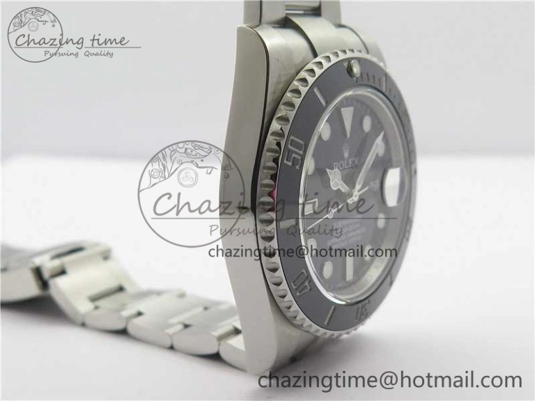 Submariner 116610 LN Black Ceramic ARF 1:1 Best Edition 904L SS Case and Bracelet A2824 V3
