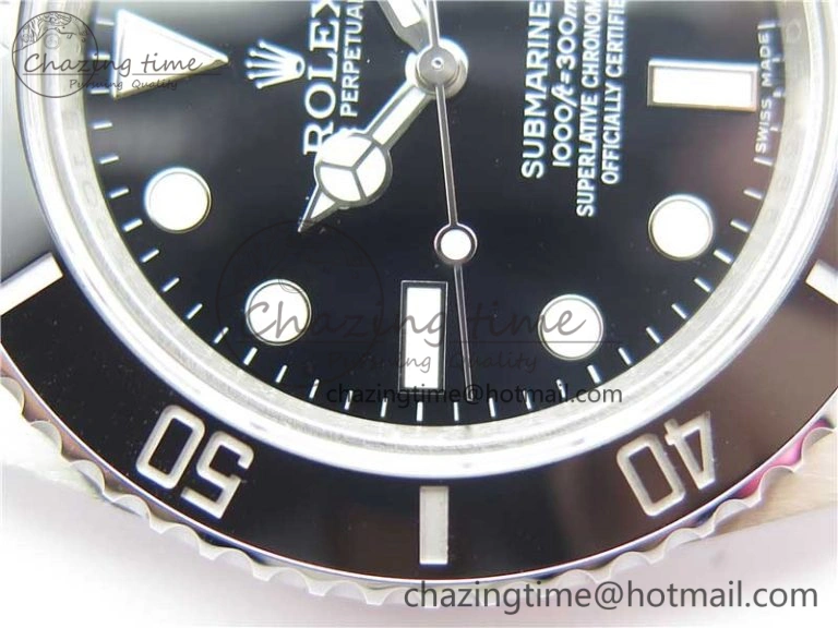 Submariner 116610 LN Black Ceramic ARF 1:1 Best Edition 904L SS Case and Bracelet A2824 V3