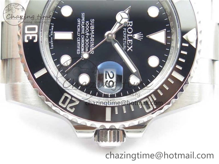 Submariner 116610 LN Black Ceramic ARF 1:1 Best Edition 904L SS Case and Bracelet A2824 V4