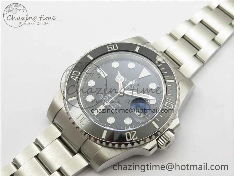 Submariner 116610 LN Black Ceramic ARF 1:1 Best Edition 904L SS Case and Bracelet A2824 V4