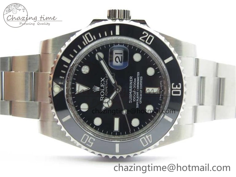 Submariner 116610 LN Black Ceramic ARF 1:1 Best Edition 904L SS Case and Bracelet SH3135 V3