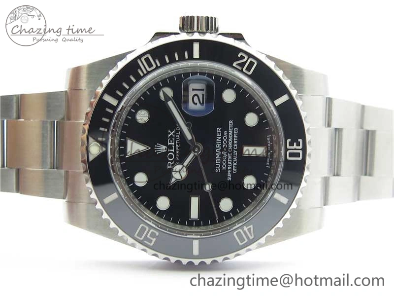 Submariner 116610 LN Black Ceramic ARF 1:1 Best Edition 904L SS Case and Bracelet SH3135 V3