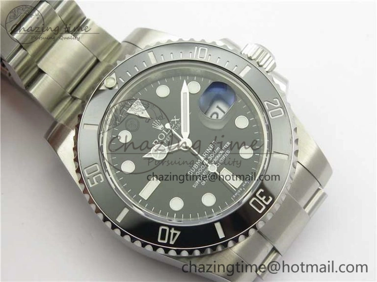 Submariner 116610 LN Black Ceramic ARF 1:1 Best Edition 904L SS Case and Bracelet SH3135 V3