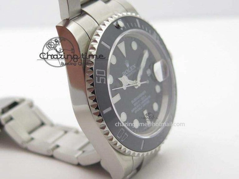 Submariner 116610 LN Black Ceramic Bp Best Edition On SS Bracelet Miyota 9015 V2