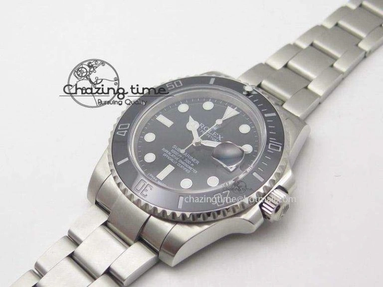 Submariner 116610 LN Black Ceramic Bp Best Edition On SS Bracelet Miyota 9015 V2