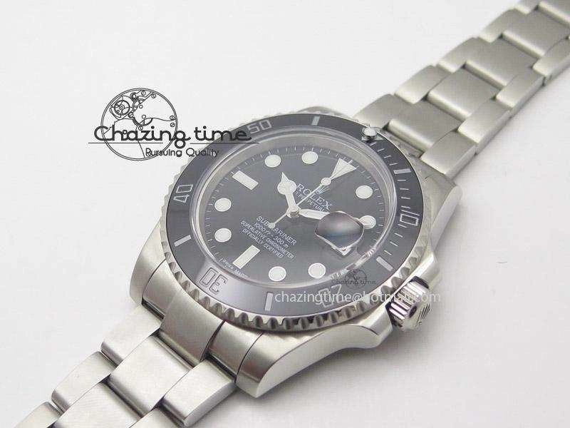 Submariner 116610 LN Black Ceramic Bp Best Edition On SS Bracelet Miyota 9015 V2