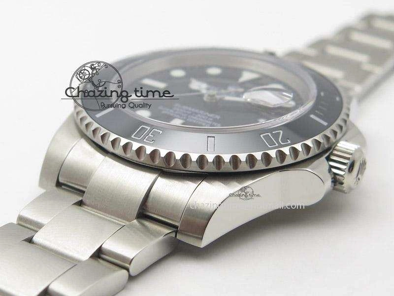 Submariner 116610 LN Black Ceramic Bp Best Edition On SS Bracelet Miyota 9015 V2