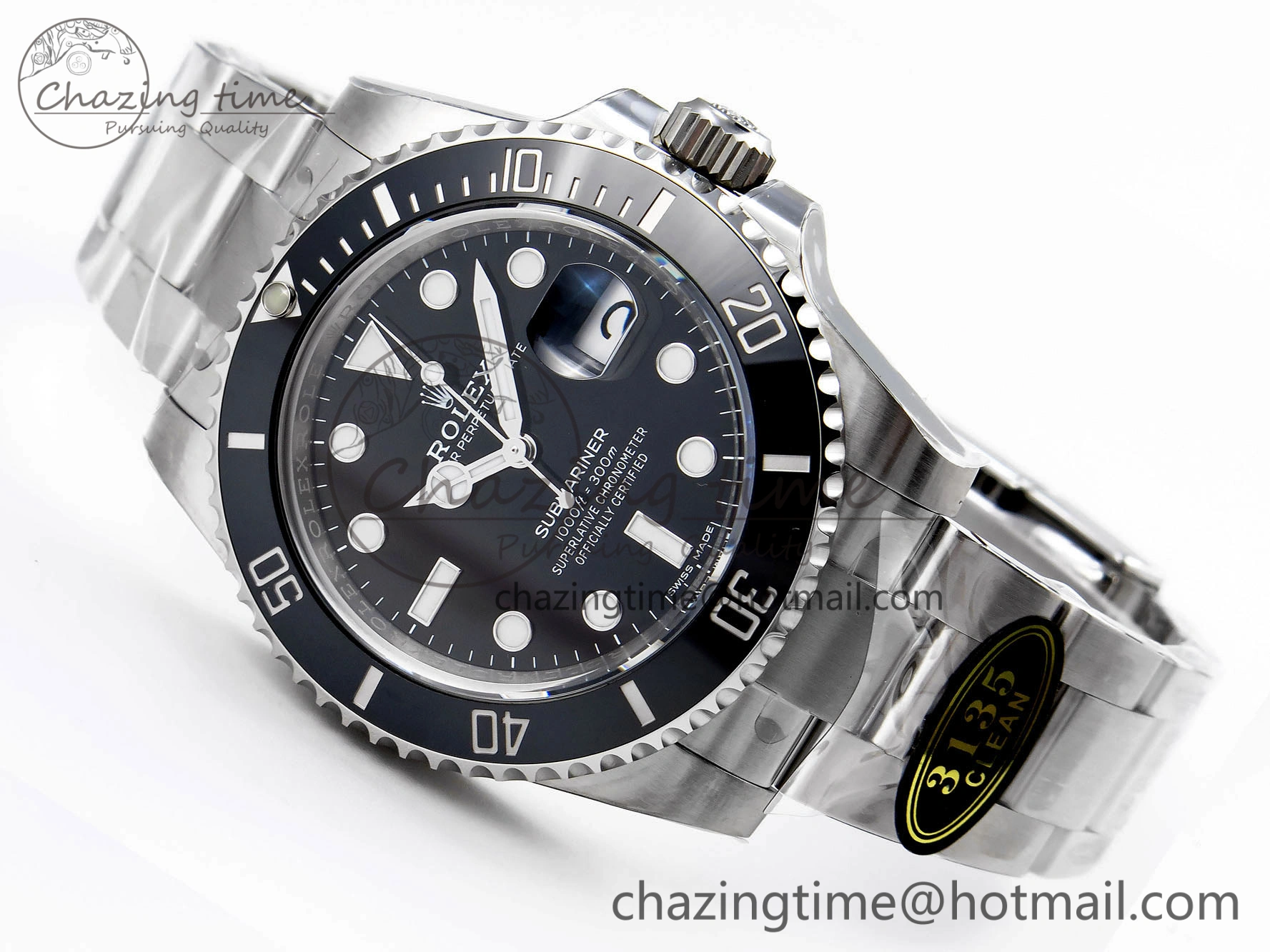 Submariner 116610 LN Black Ceramic Clean Factory 1:1 Best Edition 904L SS Case and Bracelet VS3135