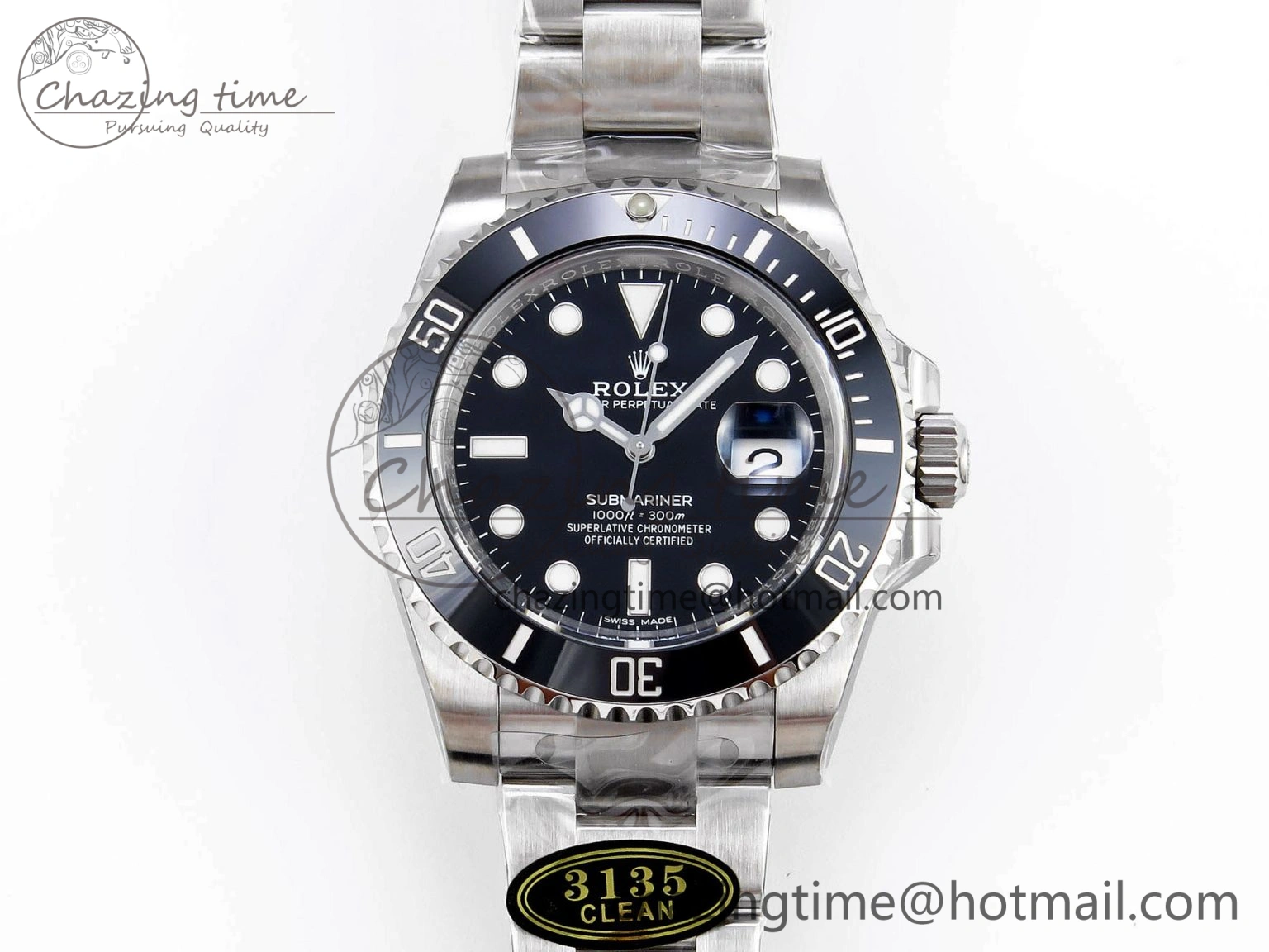 Submariner 116610 LN Black Ceramic Clean Factory 1:1 Best Edition 904L SS Case and Bracelet VS3135