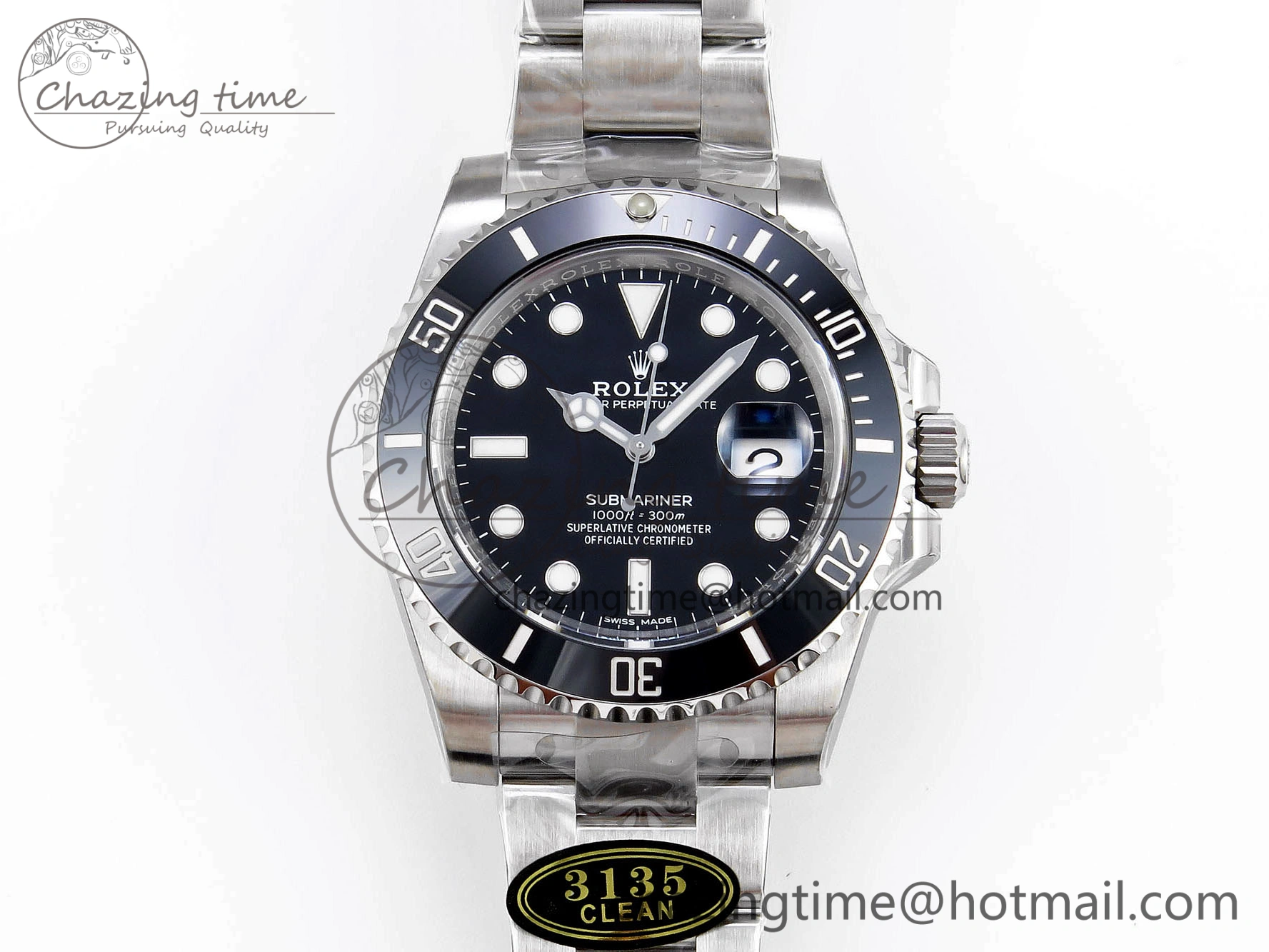 Submariner 116610 LN Black Ceramic Clean Factory 1:1 Best Edition 904L SS Case and Bracelet VS3135