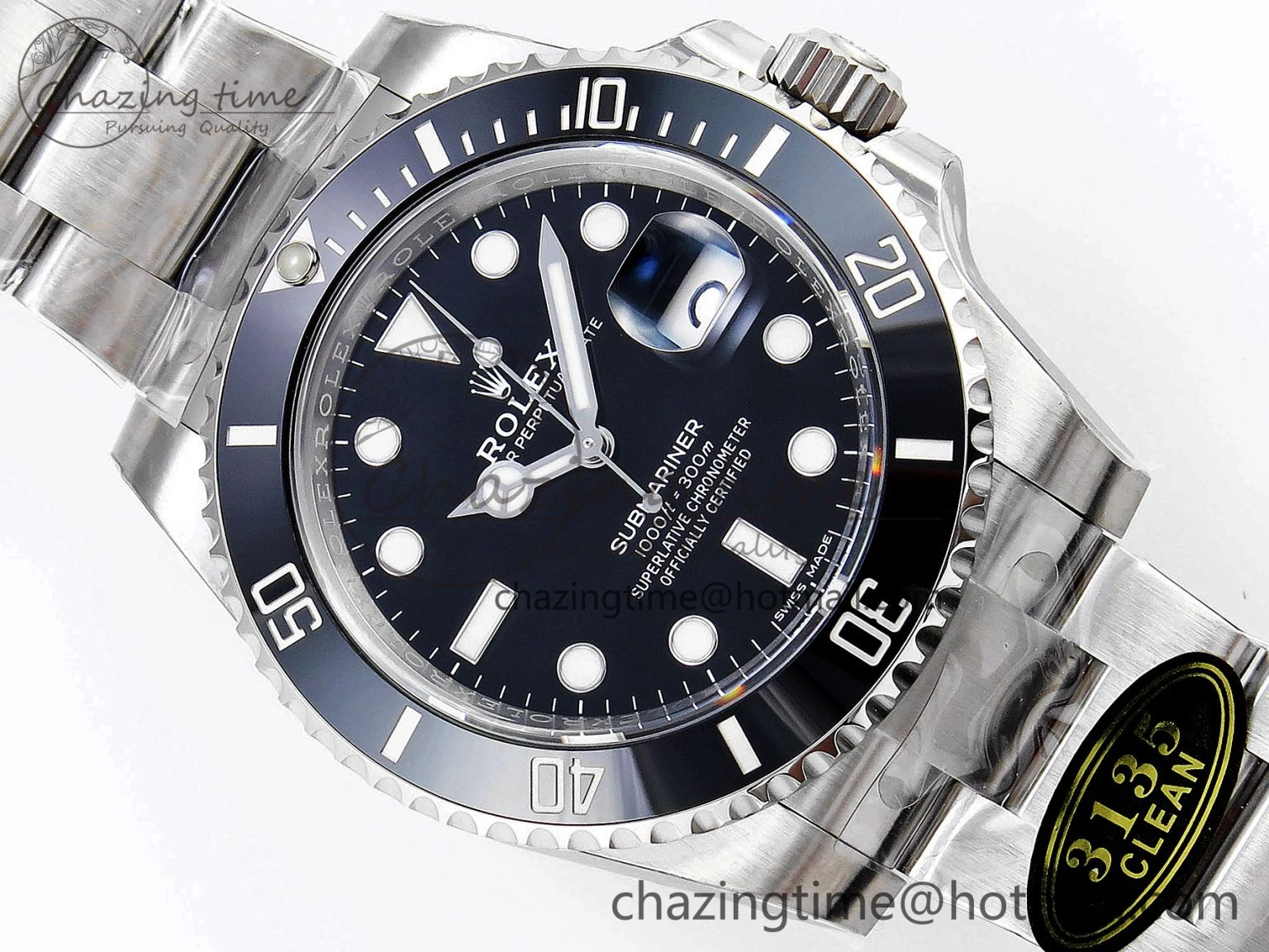 Submariner 116610 LN Black Ceramic Clean Factory 1:1 Best Edition 904L SS Case and Bracelet VS3135