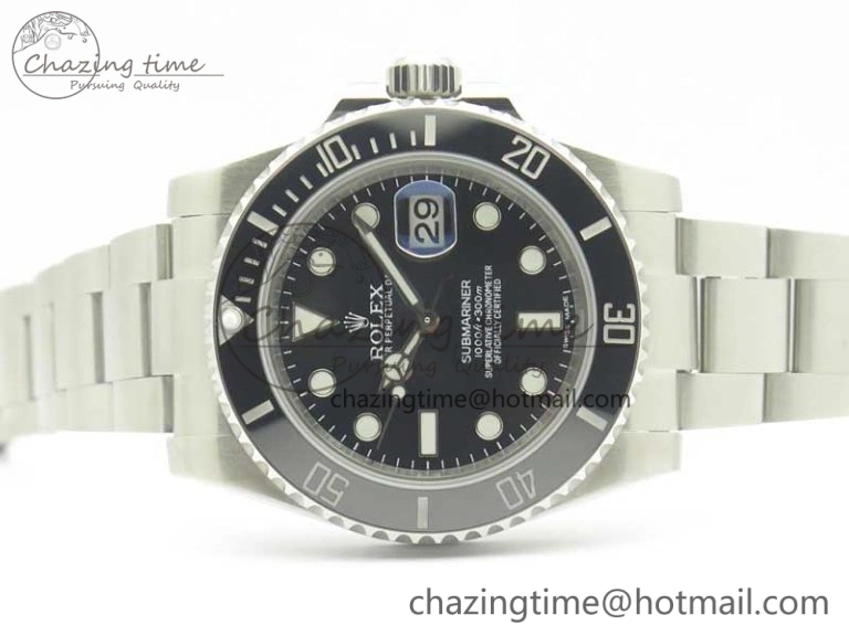 Submariner 116610 LN Black Ceramic DJF 1:1 Best Edition 904L SS Case And Bracelet SA3135