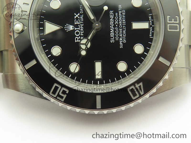 Submariner 116610 LN Black Ceramic DJF 1:1 Best Edition 904L SS Case And Bracelet SA3135