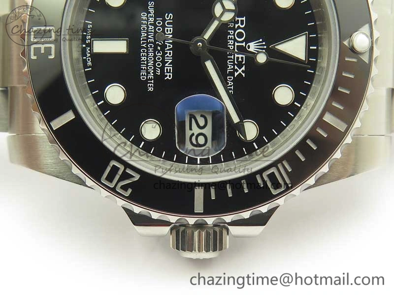 Submariner 116610 LN Black Ceramic DJF 1:1 Best Edition 904L SS Case And Bracelet SA3135