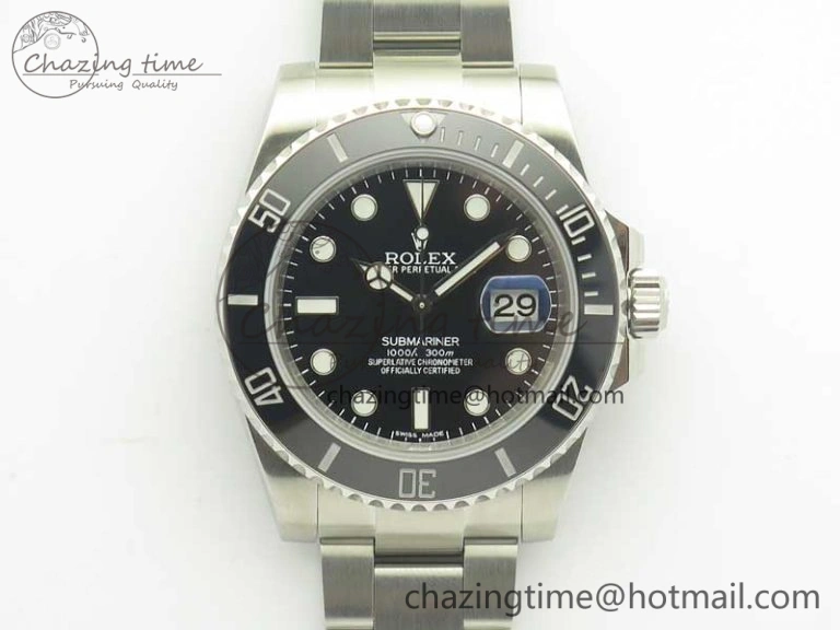 Submariner 116610 LN Black Ceramic DJF 1:1 Best Edition 904L SS Case And Bracelet SA3135