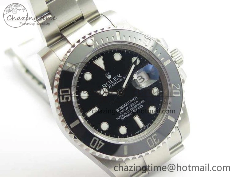 Submariner 116610 LN Black Ceramic GMF 1:1 Best Edition 904L SS Case And Bracelet SA3135