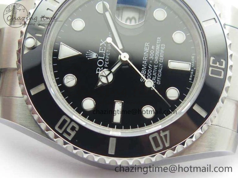 Submariner 116610 LN Black Ceramic GMF 1:1 Best Edition 904L SS Case And Bracelet SA3135