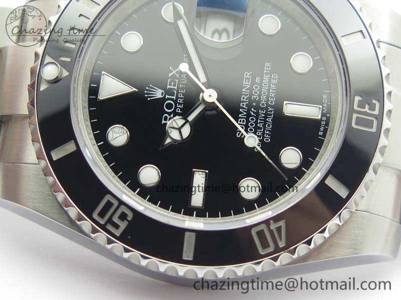 Submariner 116610 LN Black Ceramic GMF 1:1 Best Edition 904L SS Case And Bracelet SA3135