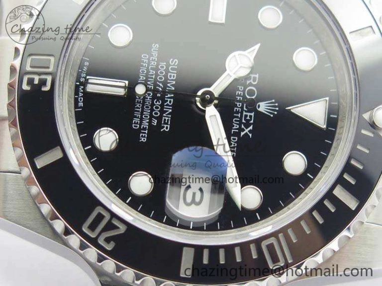 Submariner 116610 LN Black Ceramic GMF 1:1 Best Edition 904L SS Case And Bracelet SA3135