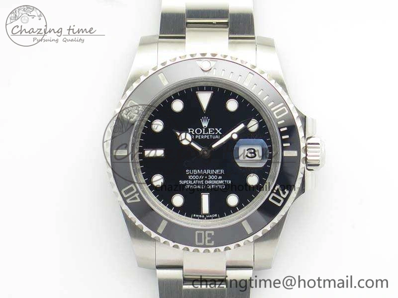 Submariner 116610 LN Black Ceramic GMF 1:1 Best Edition 904L SS Case And Bracelet SA3135