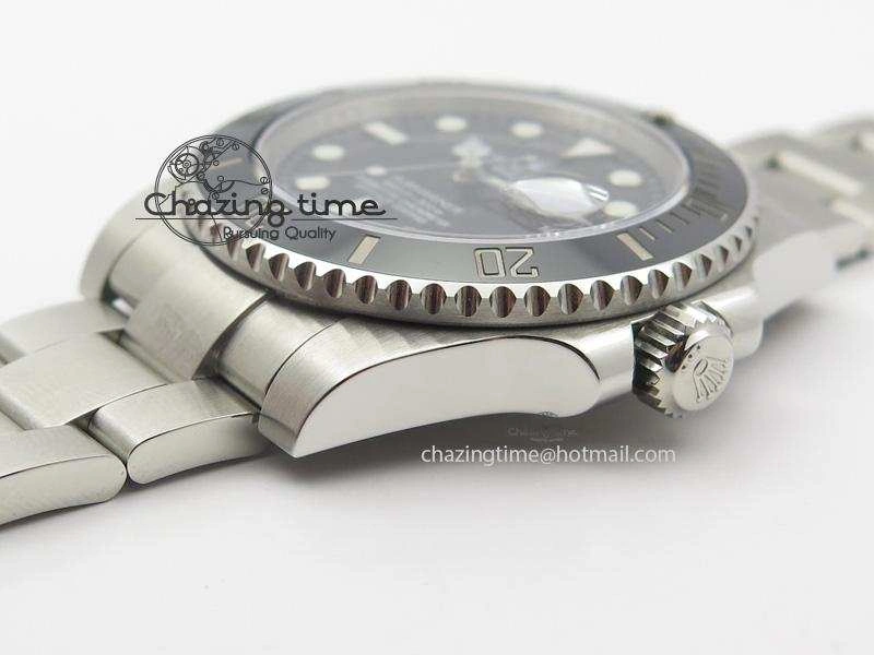 Submariner 116610 LN Black Ceramic JF 1:1 Best Edition On SS Bracelet A2836 V3