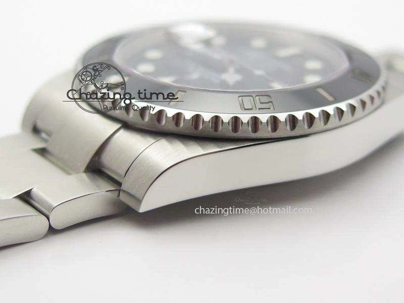 Submariner 116610 LN Black Ceramic JF 1:1 Best Edition On SS Bracelet A2836 V3