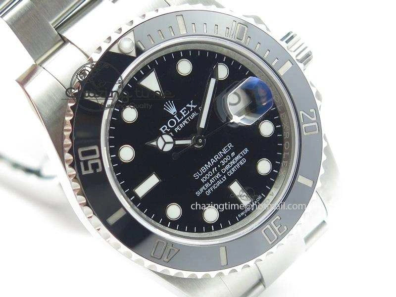 Submariner 116610 LN Black Ceramic JF 1:1 Best Edition On SS Bracelet SA3135 V3