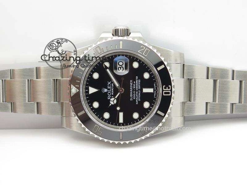 Submariner 116610 LN Black Ceramic JF 1:1 Best Edition On SS Bracelet SA3135 V3