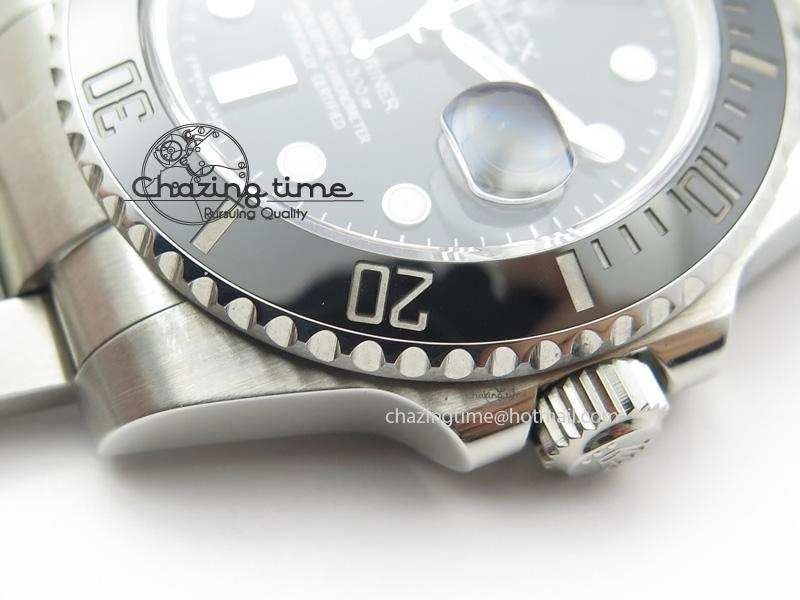 Submariner 116610 LN Black Ceramic JF 1:1 Best Edition On SS Bracelet SA3135 V3