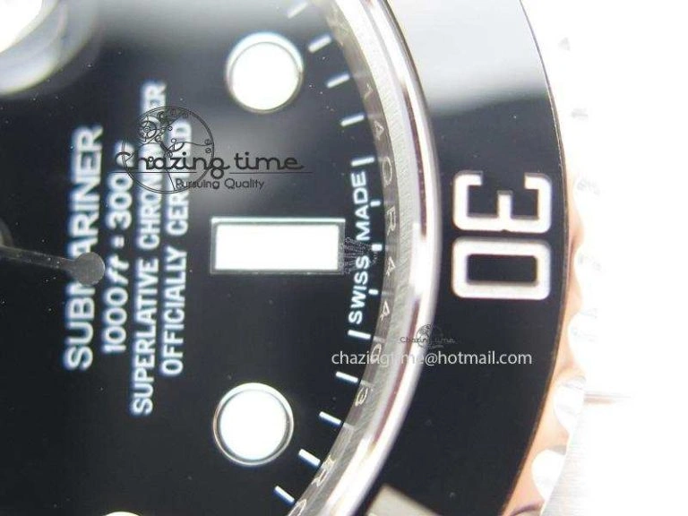 Submariner 116610 LN Black Ceramic JF 1:1 Best Edition On SS Bracelet SA3135 V3