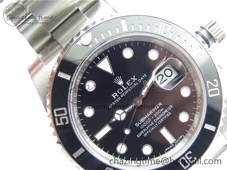 Submariner 116610 LN Black Ceramic Noob 1:1 Best Edition 904L SS Case and Bracelet A2836 V11
